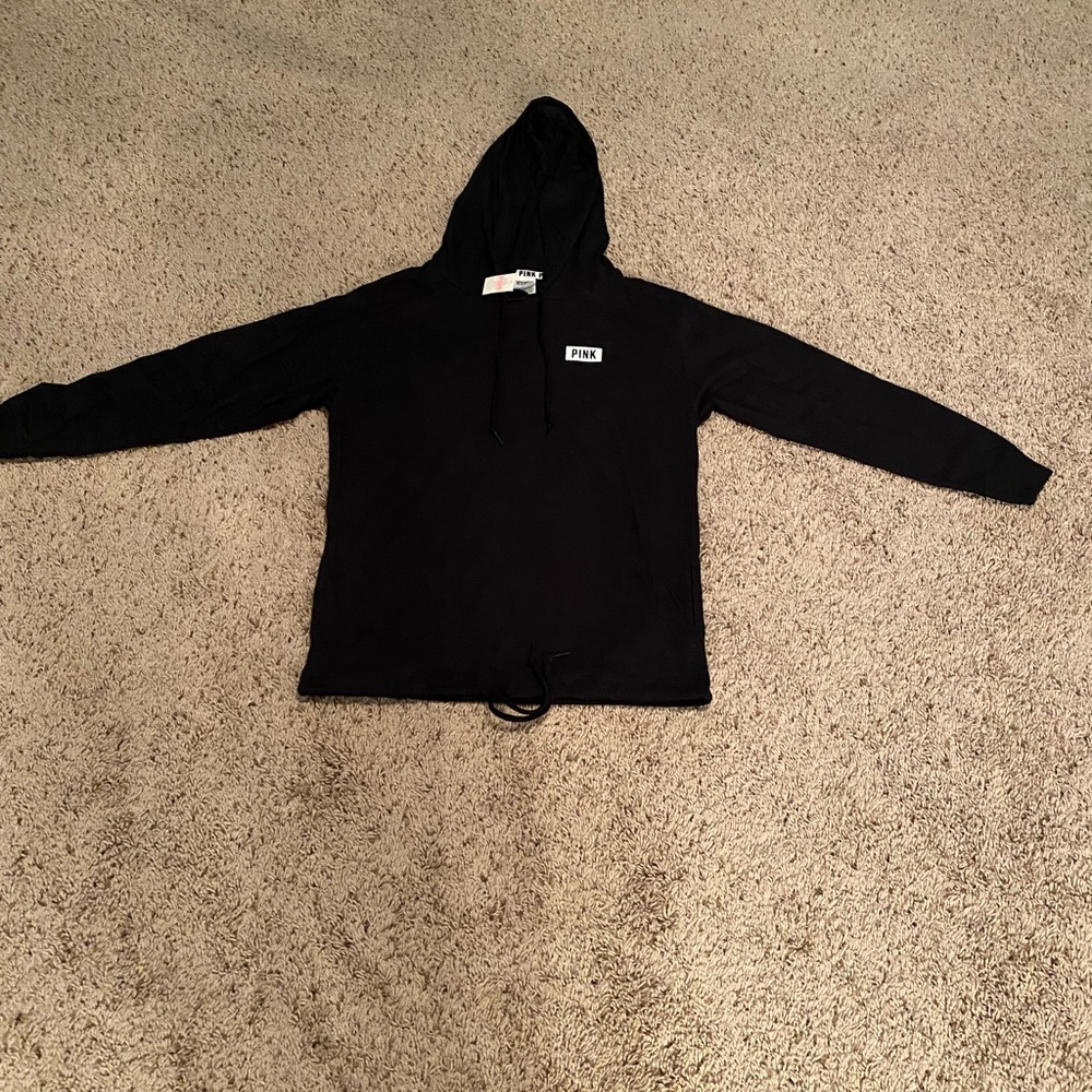 Pink Victoria’s Secret Long sleeve hooded shirt